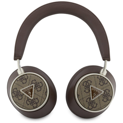 Handsfree Bluetooth Guess 4G Gold Triangle Logo, A2DP, Hnedá