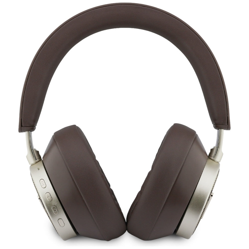Handsfree Bluetooth Guess 4G Gold Triangle Logo, A2DP, Hnedá