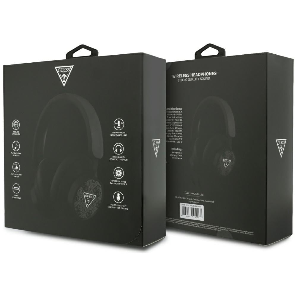 Handsfree Bluetooth Guess 4G Triangle Logo, A2DP, Čierna
