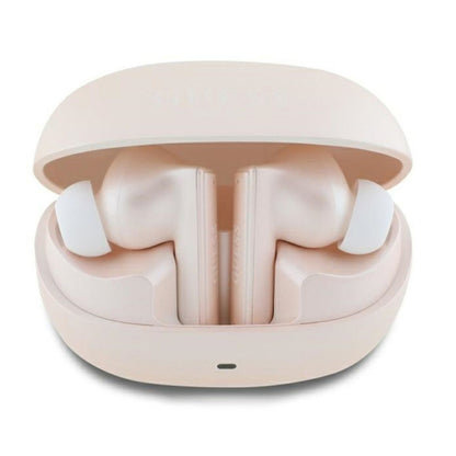 Handsfree Bluetooth Guess Capsule Printed Logo, TWS, ANC, Ružová
