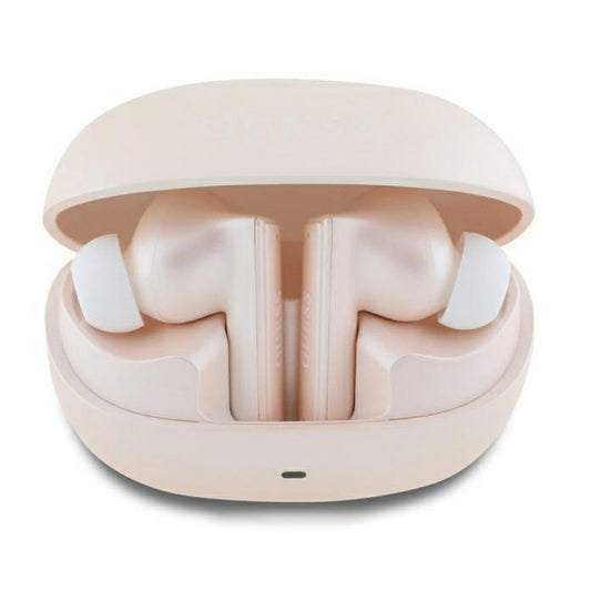Handsfree Bluetooth Guess Capsule Printed Logo, TWS, ANC, Ružová