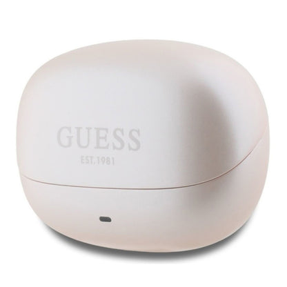 Handsfree Bluetooth Guess Capsule Printed Logo, TWS, ANC, Ružová