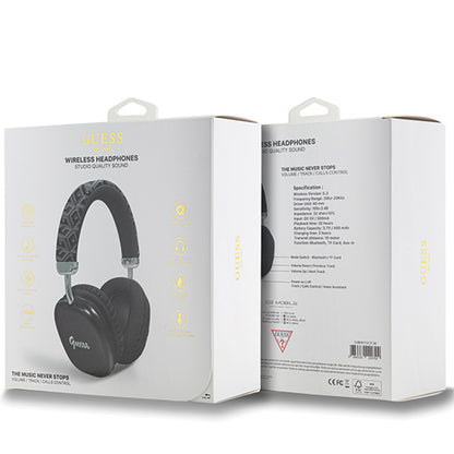 Handsfree Bluetooth Guess GCube Metallic Script Logo, A2DP, Čierna