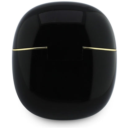 Handsfree Bluetooth Guess Glossy Gold Line Classic, TWS, Čierna
