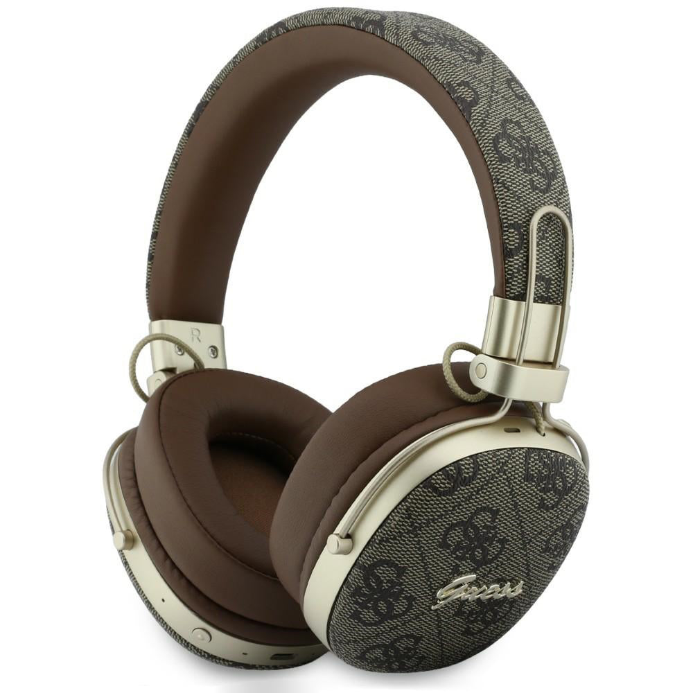 Handsfree Bluetooth Guess Metal 4G Script Logo, A2DP, Hnedá