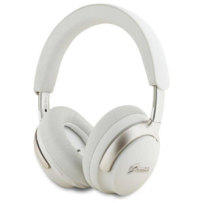 Handsfree Bluetooth Guess Metal Script Logo, A2DP, ANC, Bežová