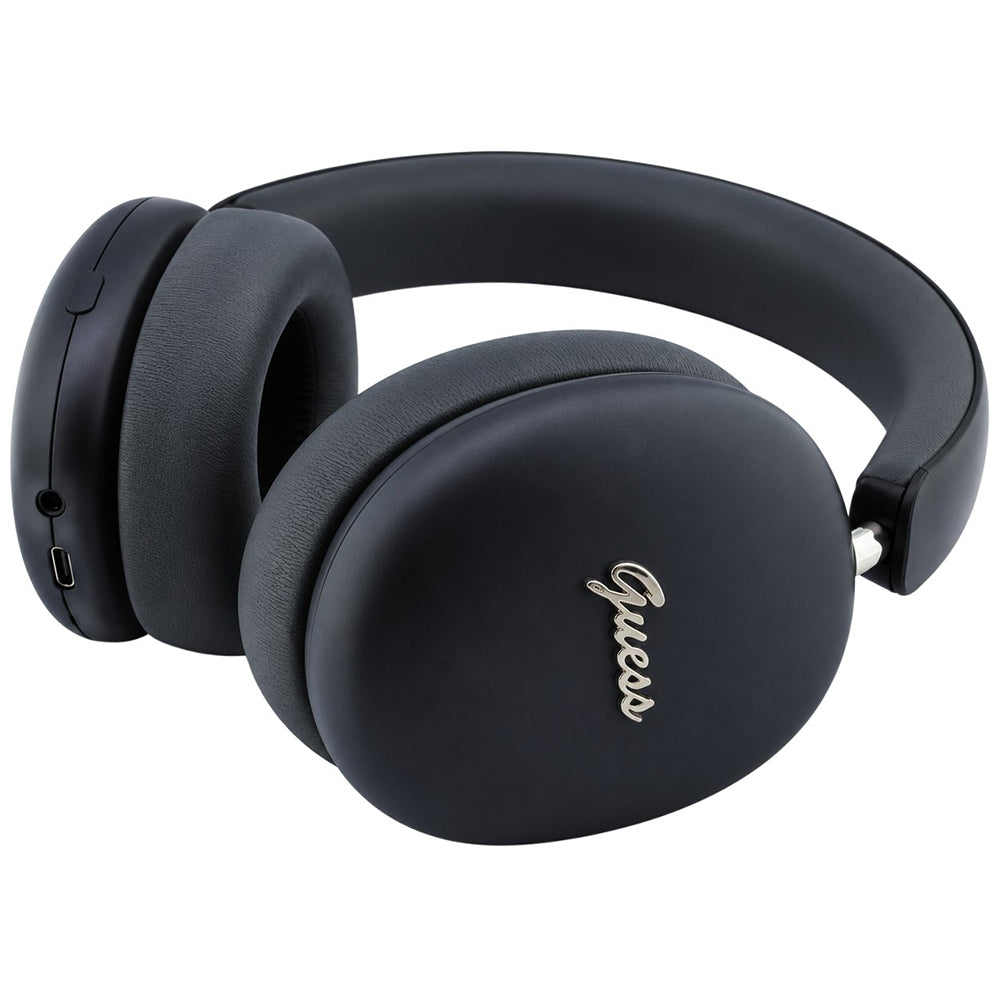 Bluetooth handsfree Guess Metal Script Logo, A2DP, čierne