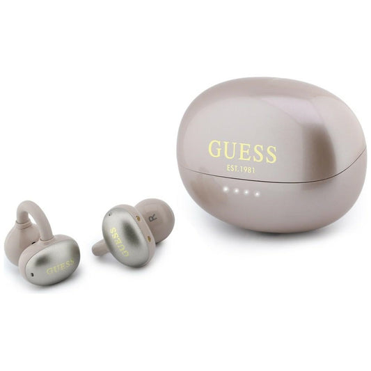 Handsfree Bluetooth Guess Metalický povrch elektrolyticky pokovované časti Classic, TWS, Ružová