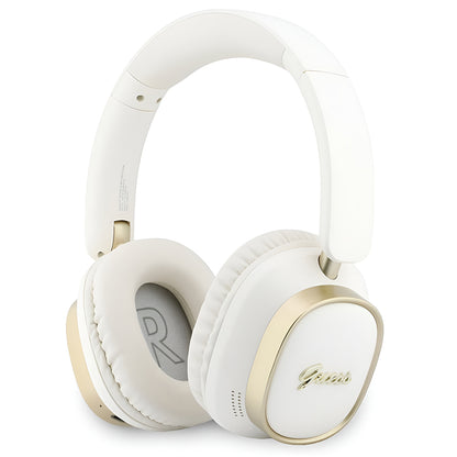 Handsfree Bluetooth Guess Rectangle Metal Script, A2DP, Biela