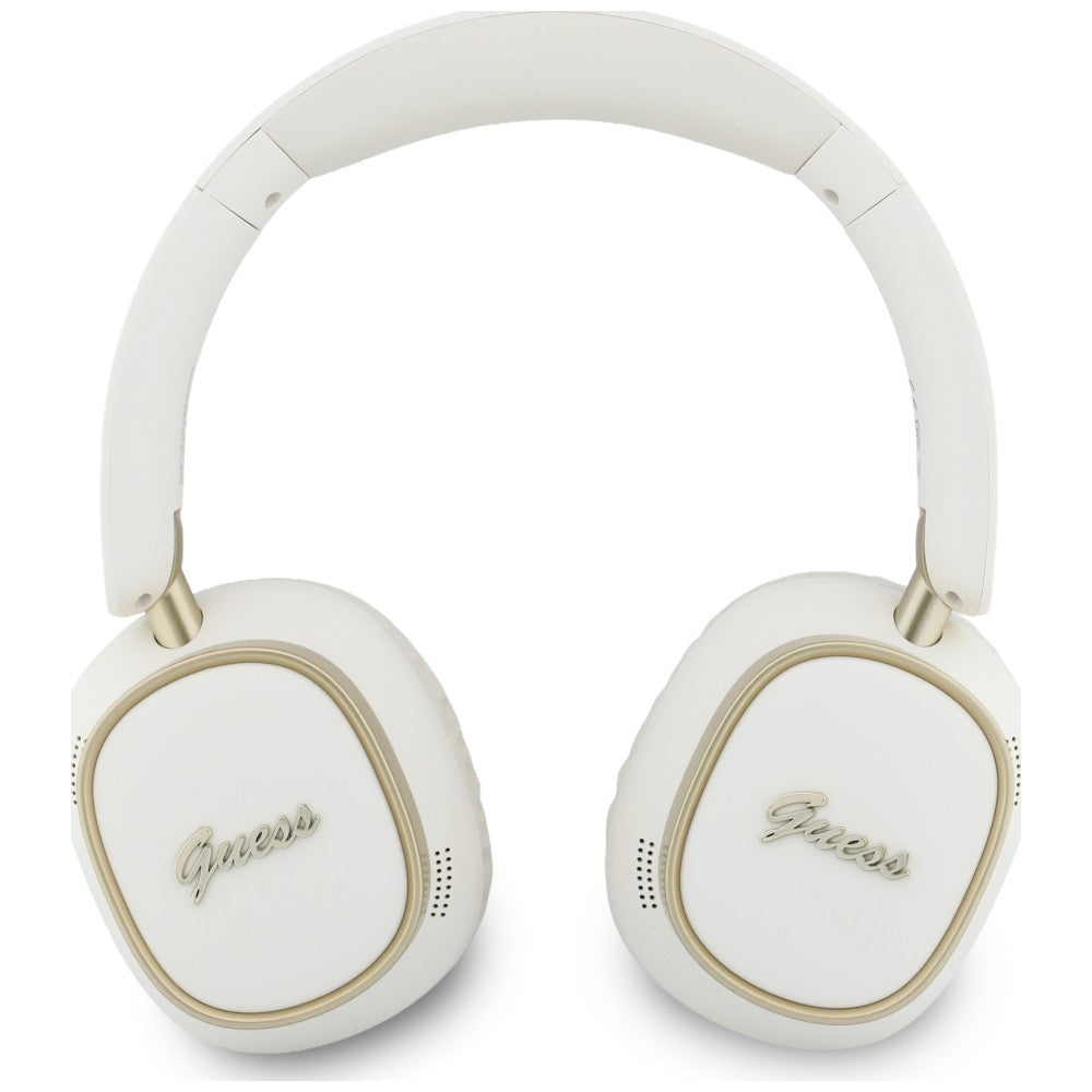 Handsfree Bluetooth Guess Rectangle Metal Script, A2DP, Biela