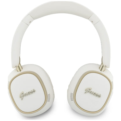 Handsfree Bluetooth Guess Rectangle Metal Script, A2DP, Biela
