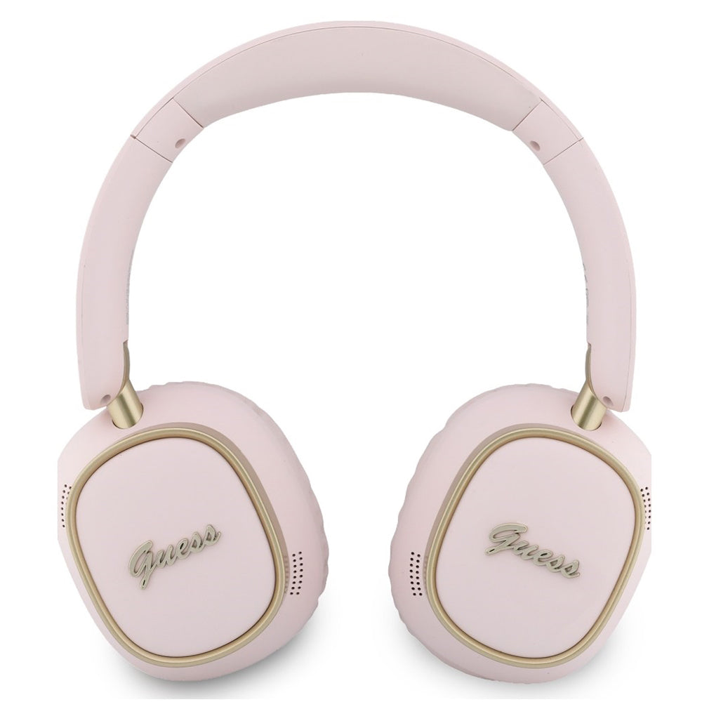 Handsfree Bluetooth Guess Rectangle Metal Script, A2DP, Ružová