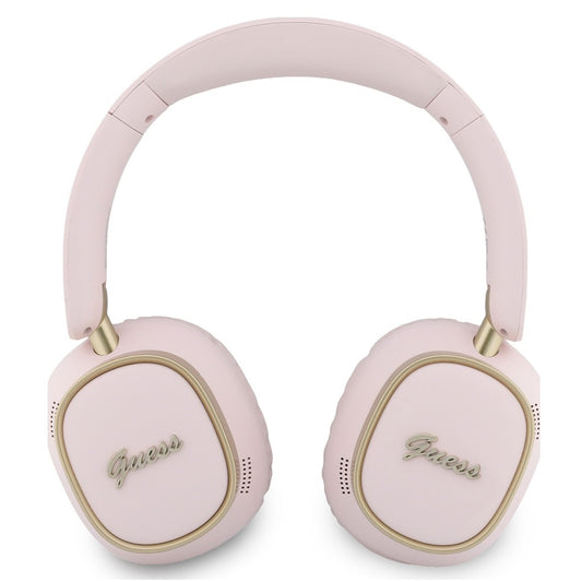 Handsfree Bluetooth Guess Rectangle Metal Script, A2DP, Ružová