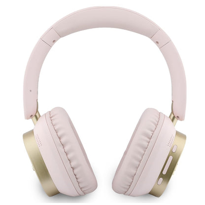 Handsfree Bluetooth Guess Rectangle Metal Script, A2DP, Ružová