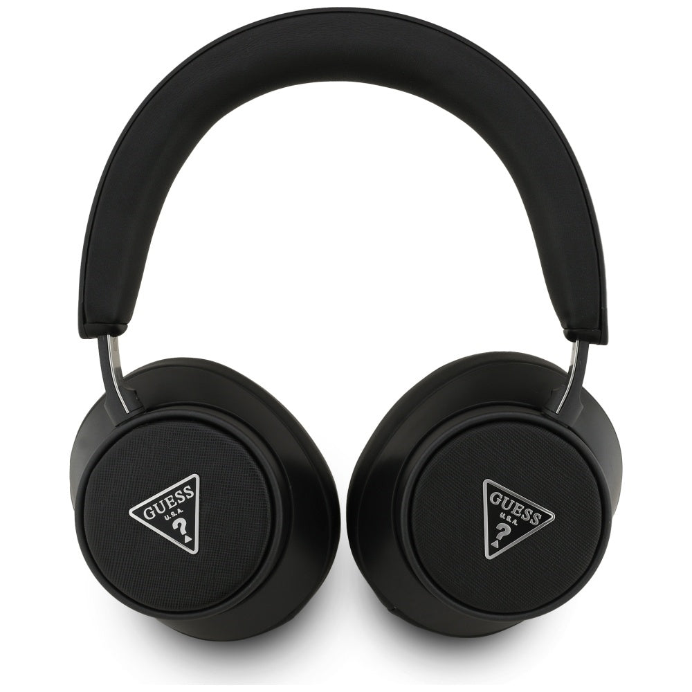 Handsfree Bluetooth Guess Saffiano Triangle Logo, A2DP, Čierna