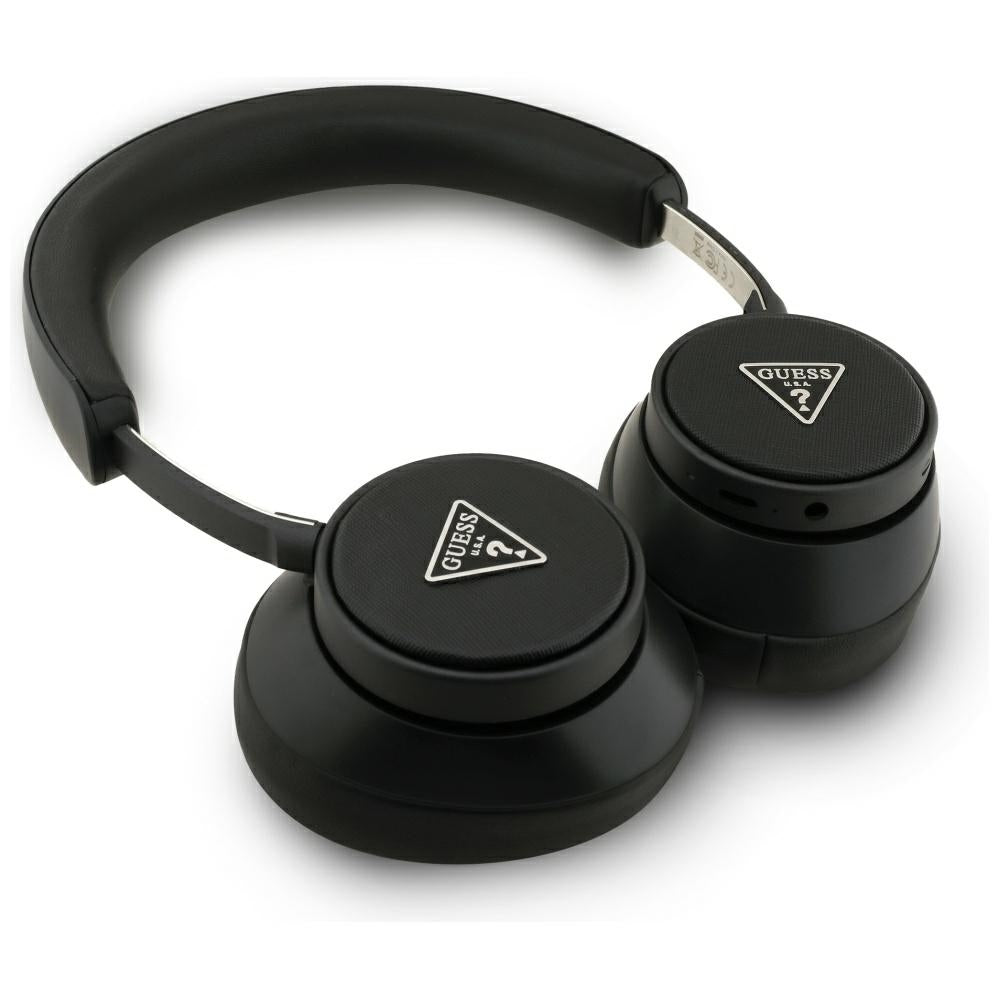 Handsfree Bluetooth Guess Saffiano Triangle Logo, A2DP, Čierna