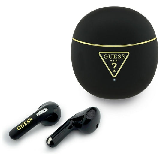 Handsfree Bluetooth Guess Script Print, TWS, Čierna