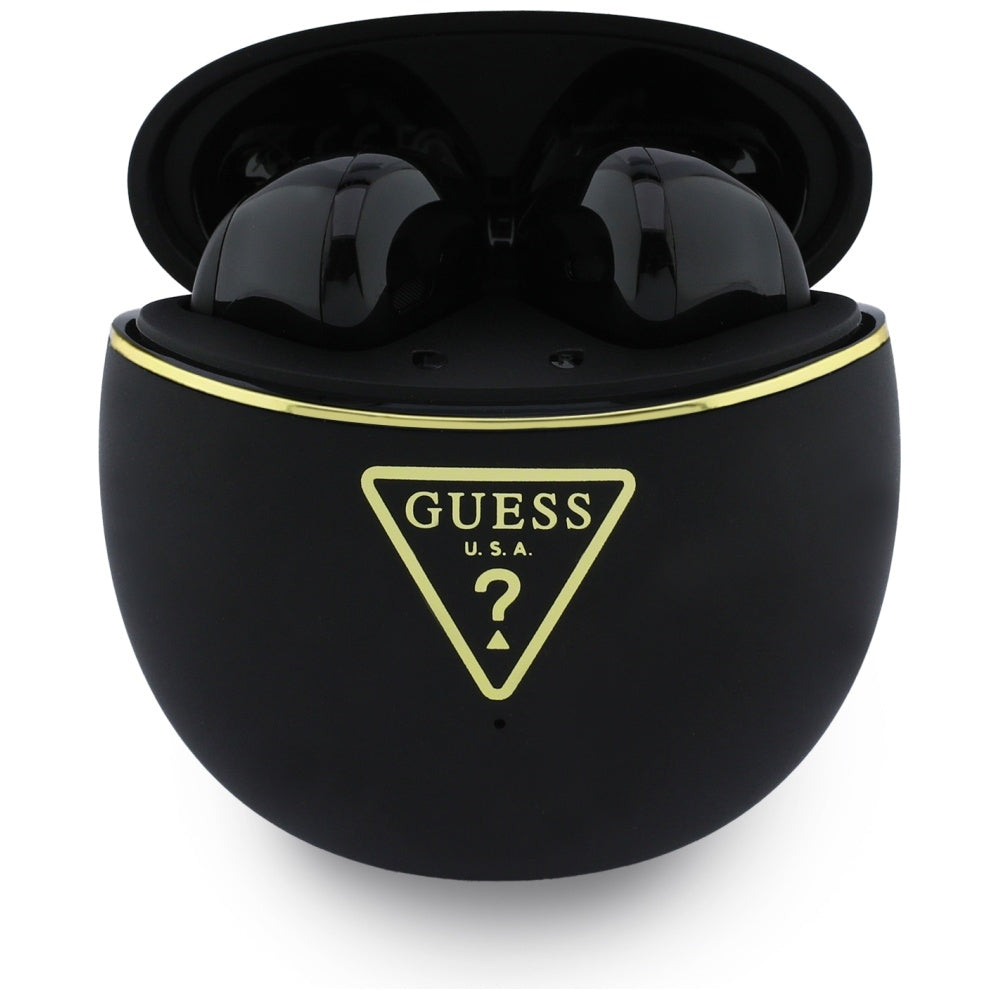 Handsfree Bluetooth Guess Script Print, TWS, Čierna