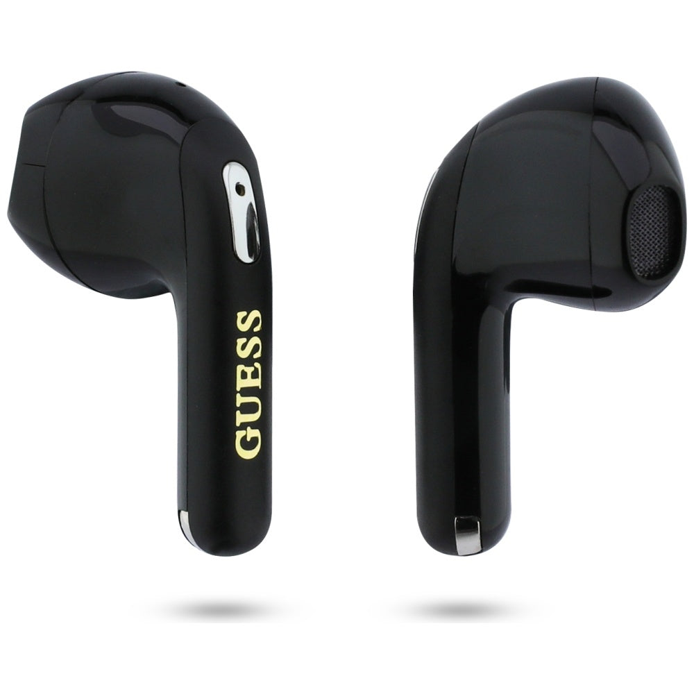Handsfree Bluetooth Guess Script Print, TWS, Čierna