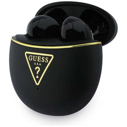 Handsfree Bluetooth Guess Script Print, TWS, Čierna