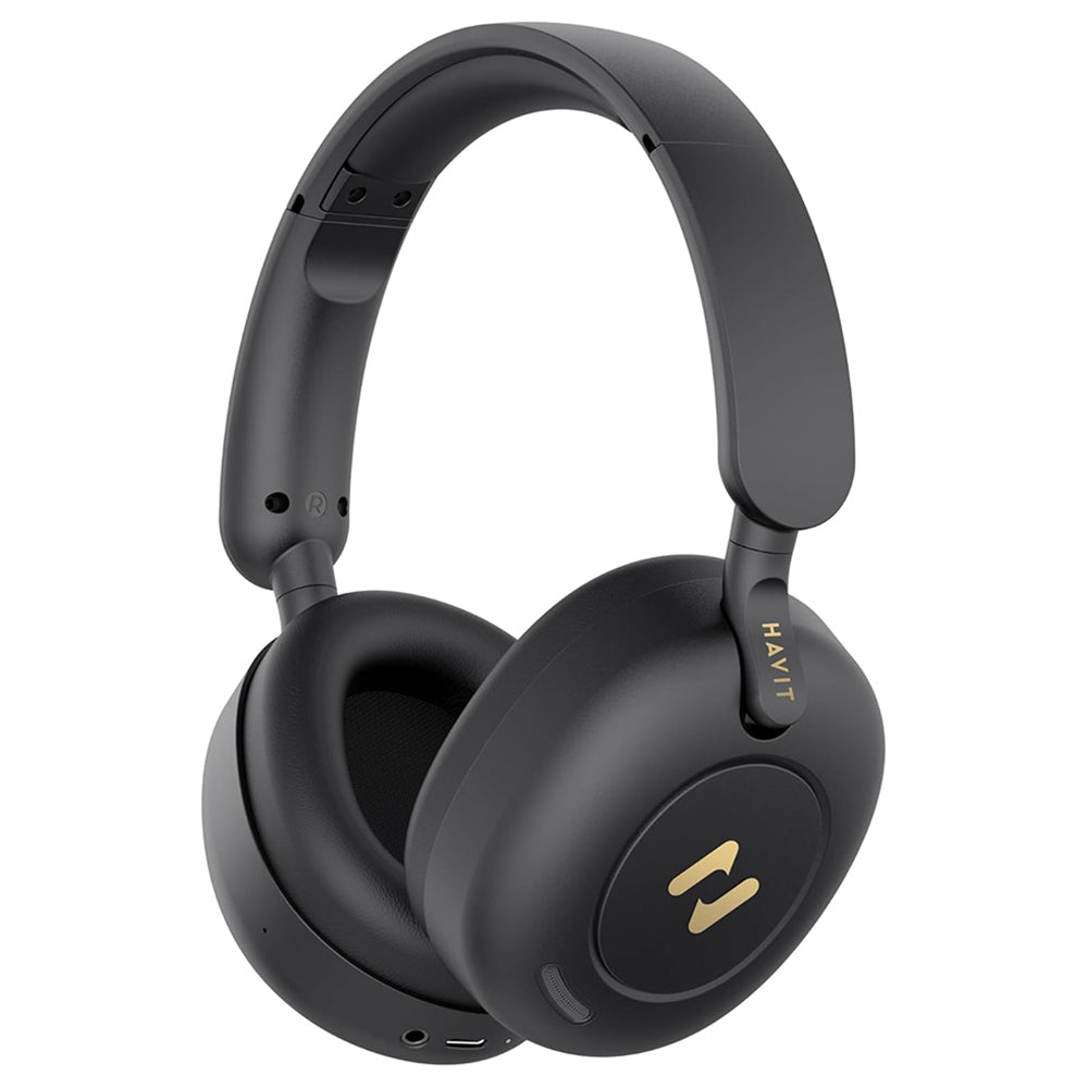Handsfree Bluetooth HAVIT H655BT Pro, Multipoint, A2DP, ANC, Čierna