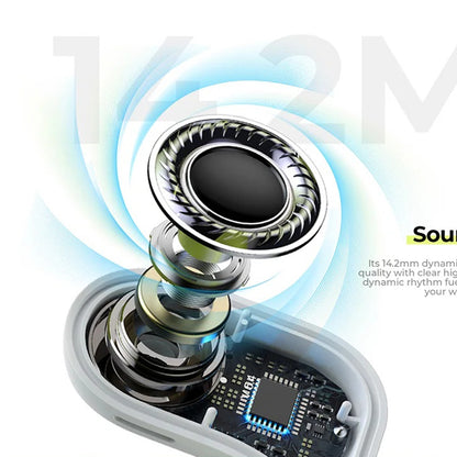 Handsfree Bluetooth HAVIT OWS915, TWS, Sivá