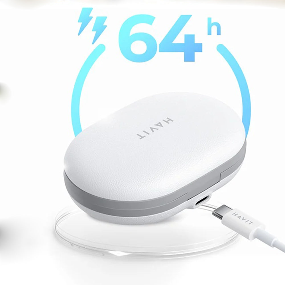 Handsfree Bluetooth HAVIT OWS915, TWS, Sivá