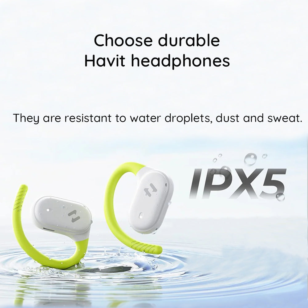 Handsfree Bluetooth HAVIT OWS915, TWS, Sivá