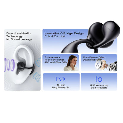 Handsfree Bluetooth HAVIT OWS916 Lite, TWS, Čierna