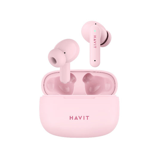 Handsfree Bluetooth HAVIT TW967 Pro, TWS, Ružové