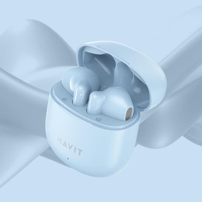 Handsfree Bluetooth HAVIT TW976, TWS, Modrá