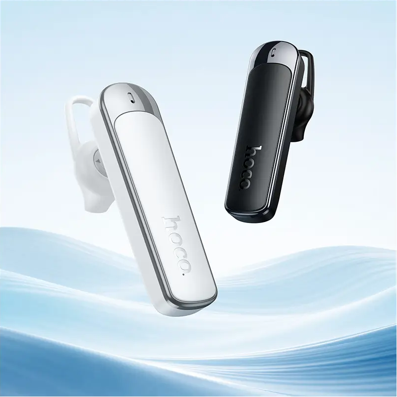 Bluetooth handsfree HOCO E201, biely