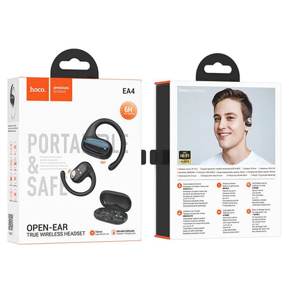 Handsfree Bluetooth HOCO EA4, TWS, Čierna