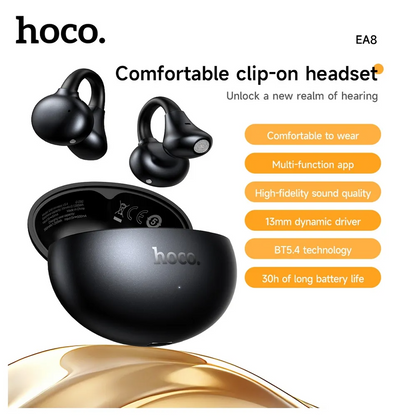 Handsfree Bluetooth HOCO EA8, TWS, Čierna