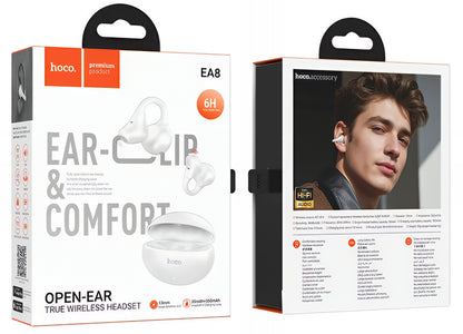 Handsfree Bluetooth HOCO EA8, TWS, Biela