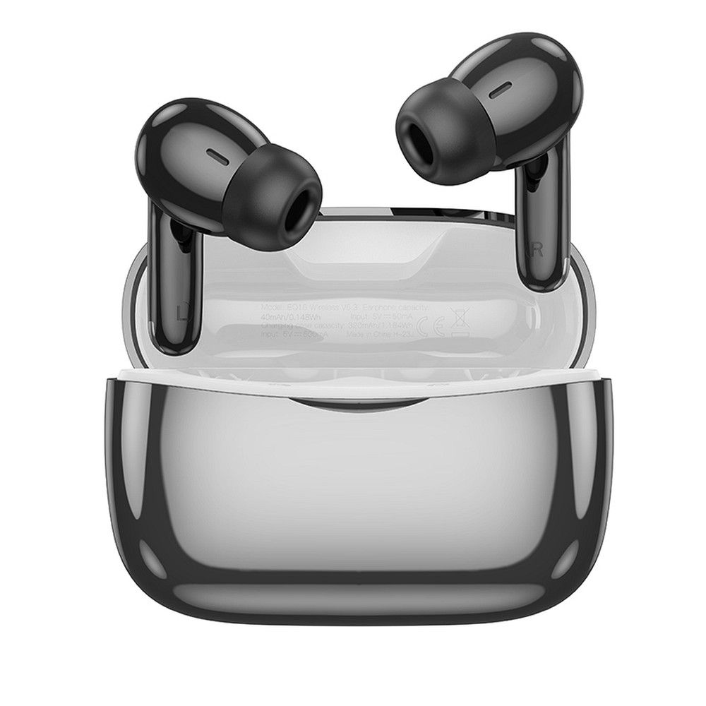 Handsfree Bluetooth HOCO EQ16, TWS, ANC, Čierna