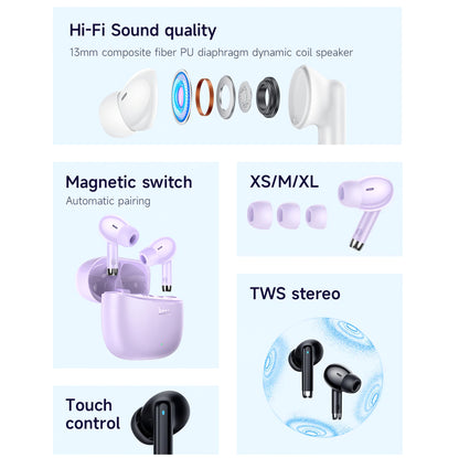 Handsfree Bluetooth Handsfree HOCO EQ2, TWS, Mov 