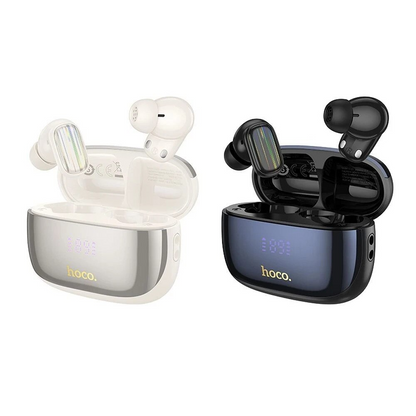 Handsfree Bluetooth HOCO EQ20, TWS, ANC, MultiPoint, Biela