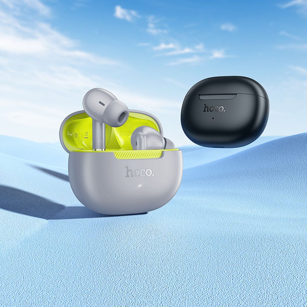 Handsfree Bluetooth HOCO EQ24, TWS, Sivá