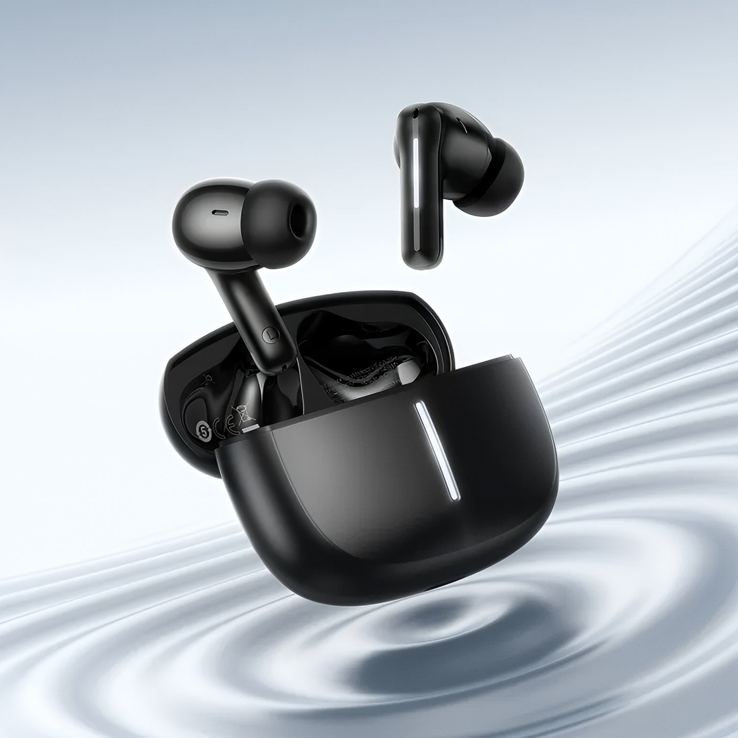 Handsfree Bluetooth HOCO EQ34 Plus, TWS, ANC, Čierna