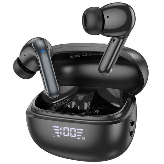 Handsfree Bluetooth HOCO EQ5, TWS, ANC, čierne 