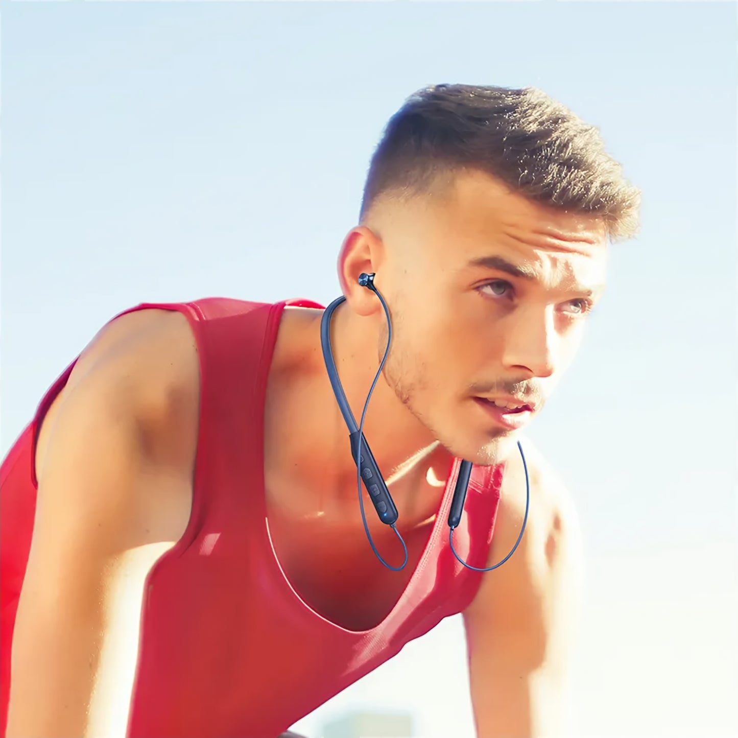 Handsfree Bluetooth HOCO ES64, A2DP, Modrá