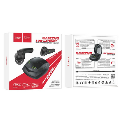 Handsfree Bluetooth HOCO EW28, TWS, Čierna