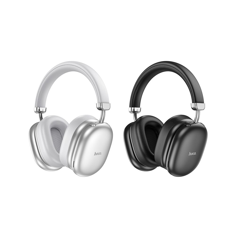 Bluetooth Handsfree HOCO W35 Max, A2DP, ANC, Silver
