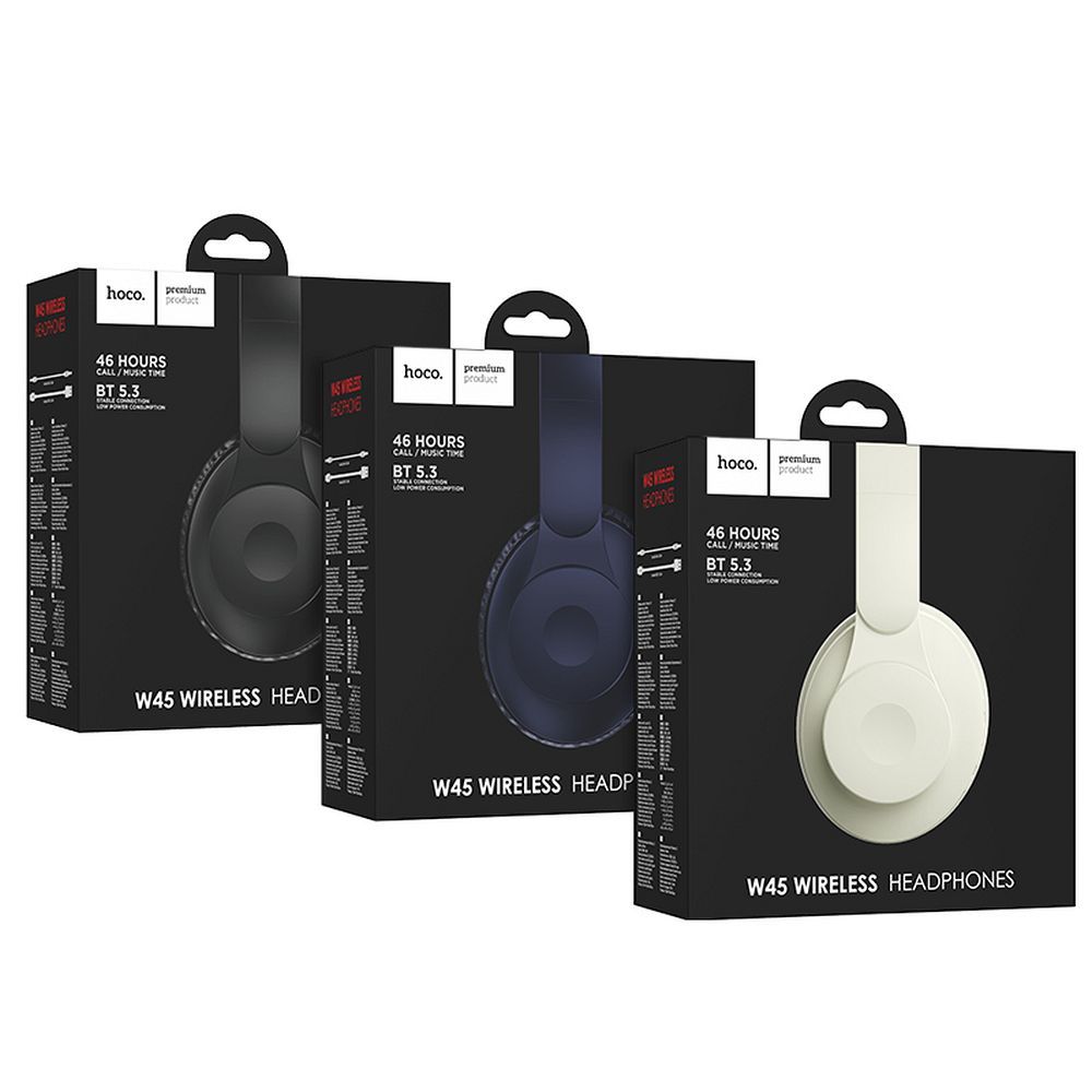 Handsfree Bluetooth HOCO W45, A2DP, Modrá