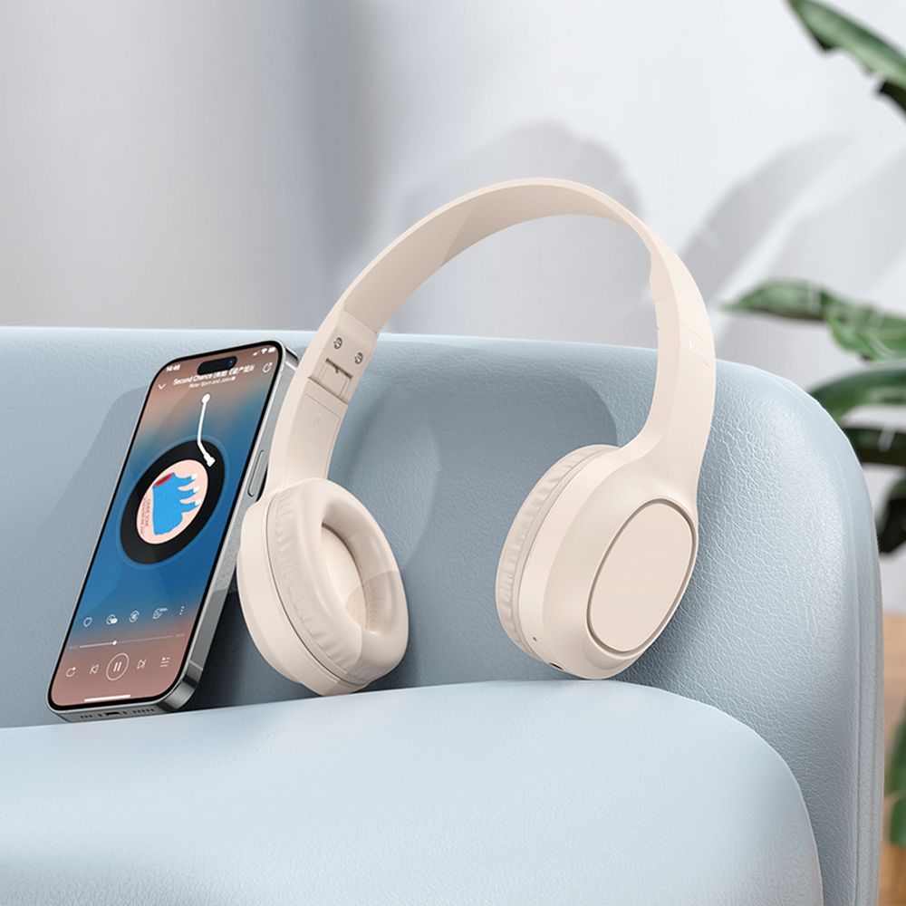 Handsfree Bluetooth HOCO W46, A2DP, Biela