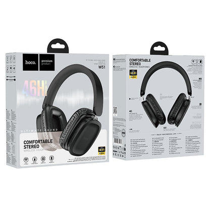Handsfree Bluetooth HOCO W51 Delightful, A2DP, Čierna