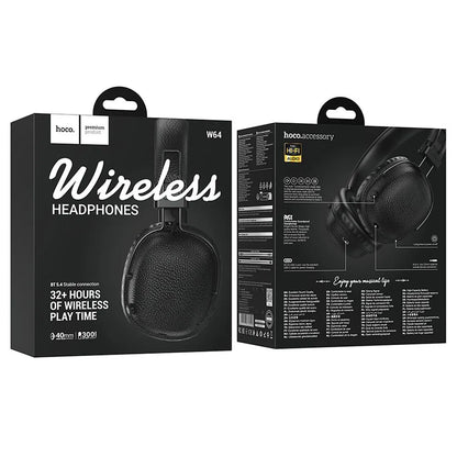 Handsfree Bluetooth HOCO W64, A2DP, Čierna