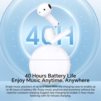 Handsfree Bluetooth Honor Choice X7e, TWS, ANC, Biela 5504ABHF