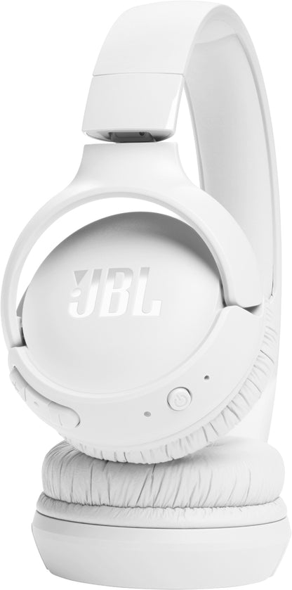 Handsfree Bluetooth JBL Tune 520BT, MultiPoint, A2DP, biele JBLT520BTBTWWHT